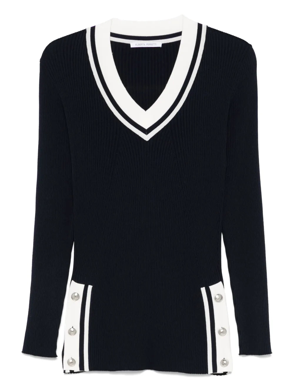Classic Knit Sweater with Design