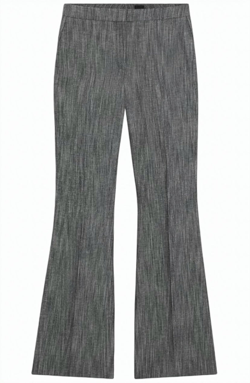 Talifia Flared Leg Pleated Trousers