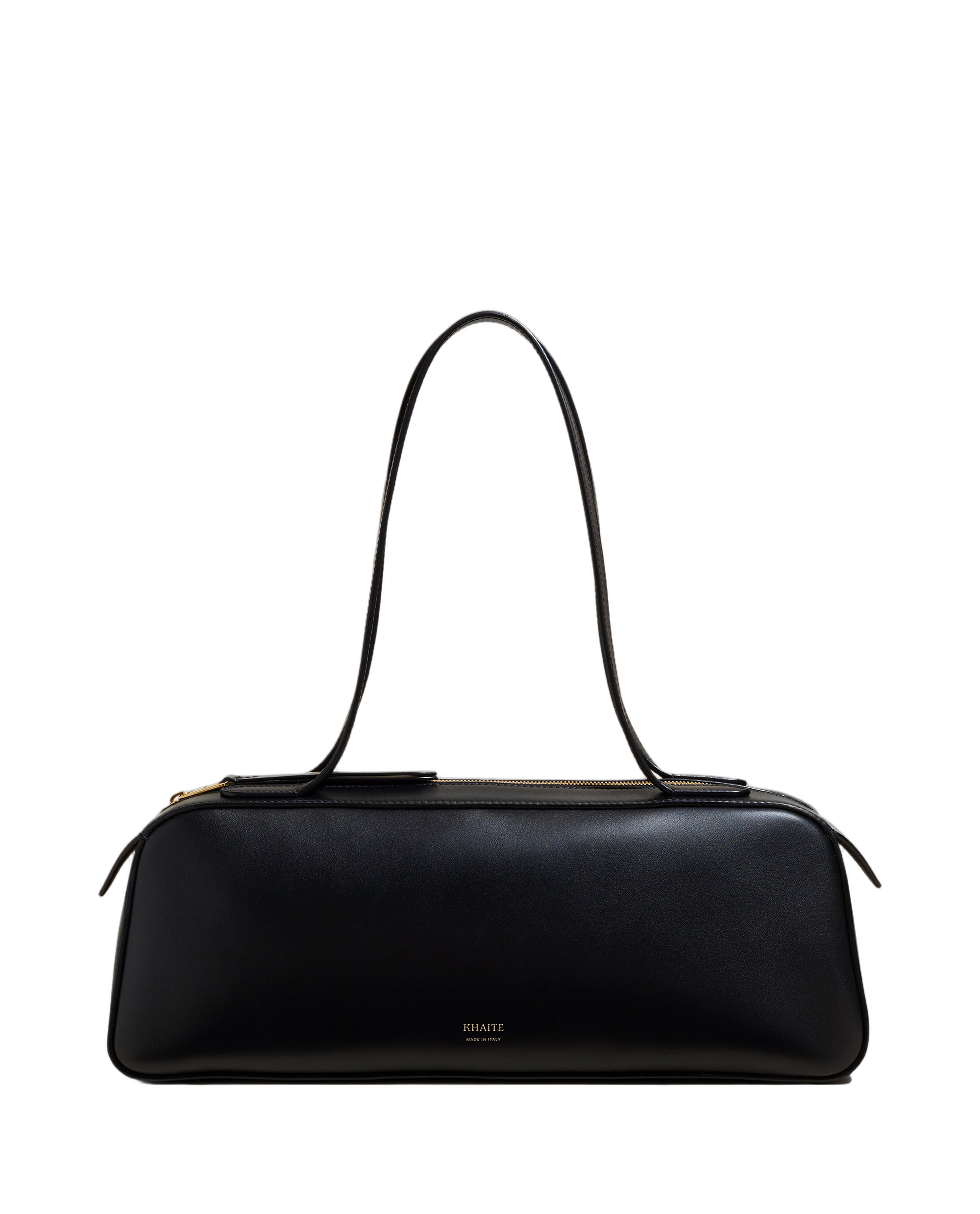 Refined Elongated Shoulder Bag With Double Straps