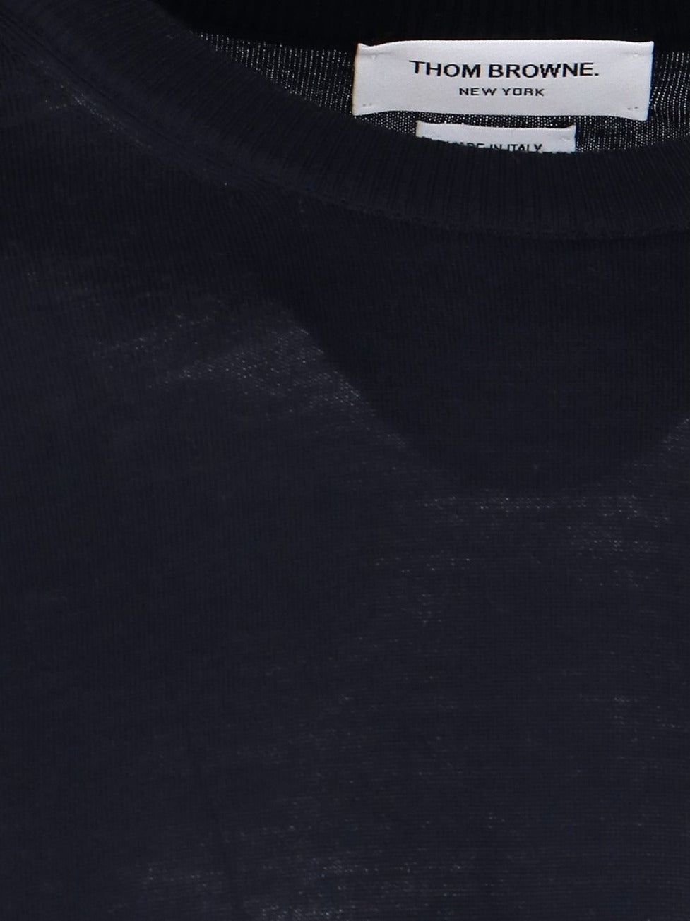 Wool Sweater "4-Bar" – Navy