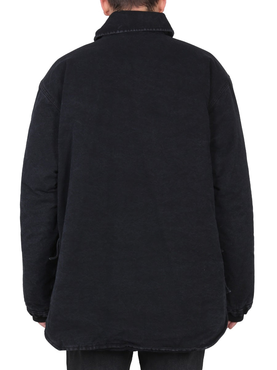 High Neck Canvas Jacket