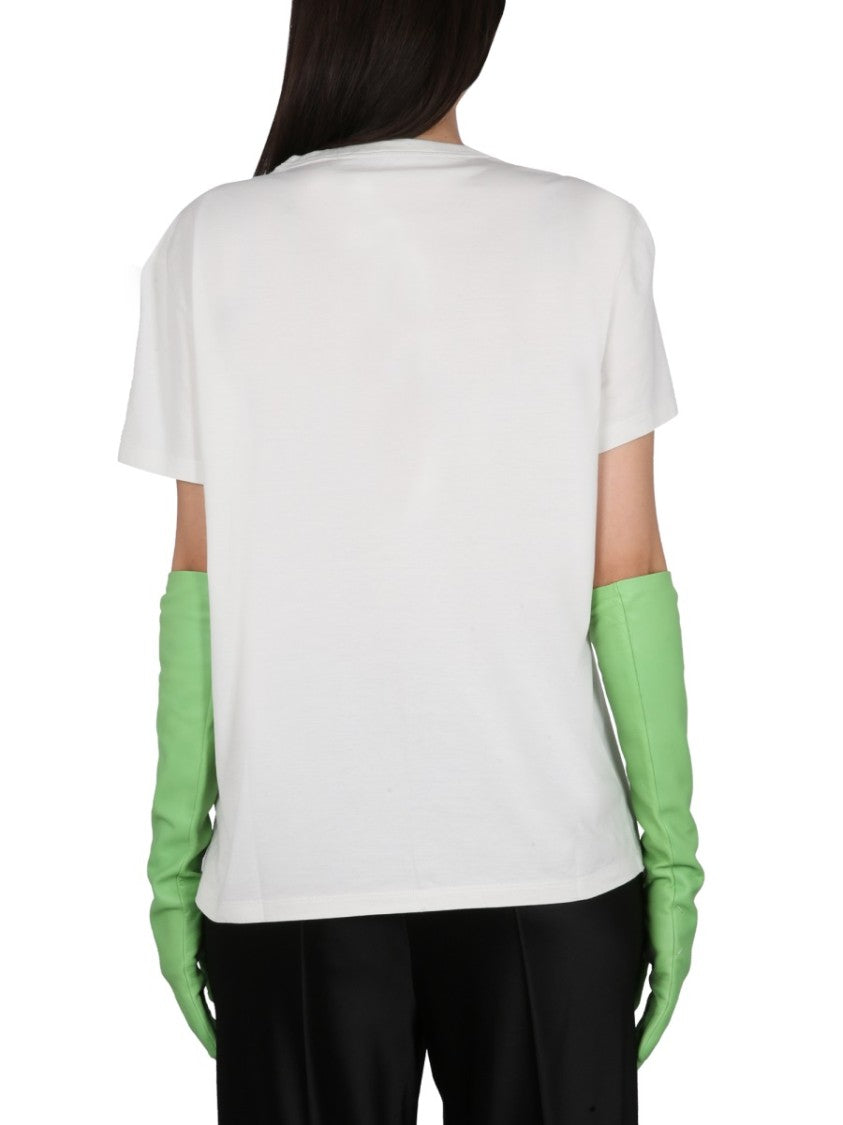 T-Shirt With Logo Embroidery