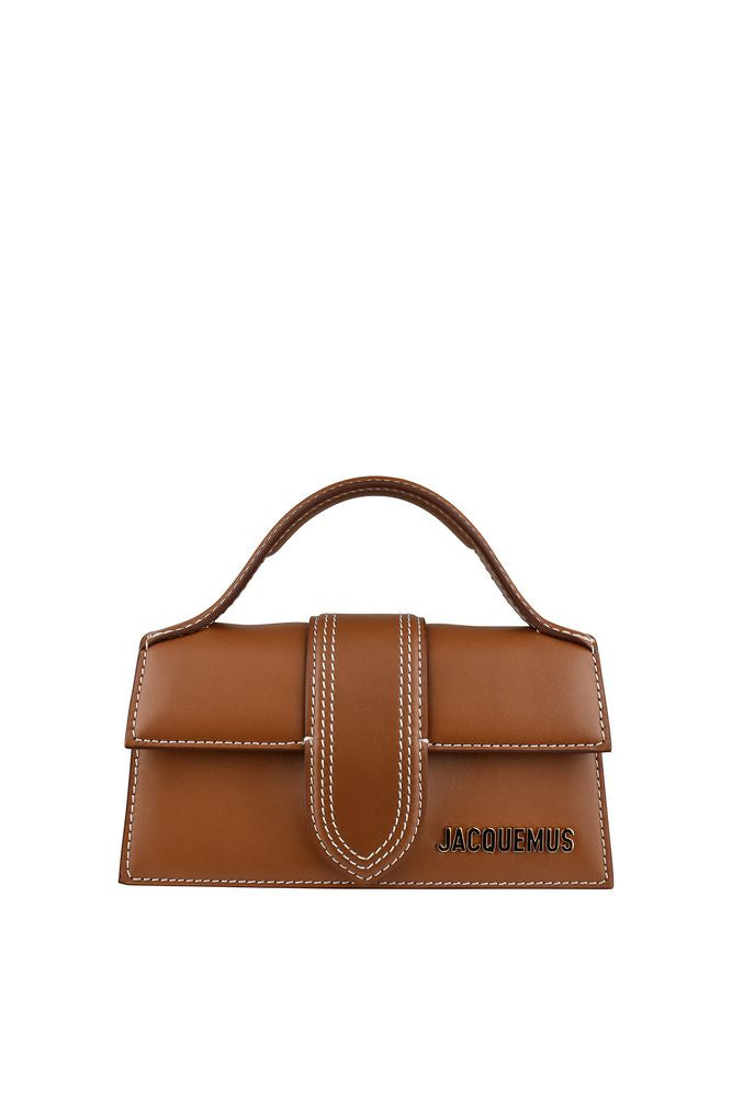 Structured Leather Shoulder Bag