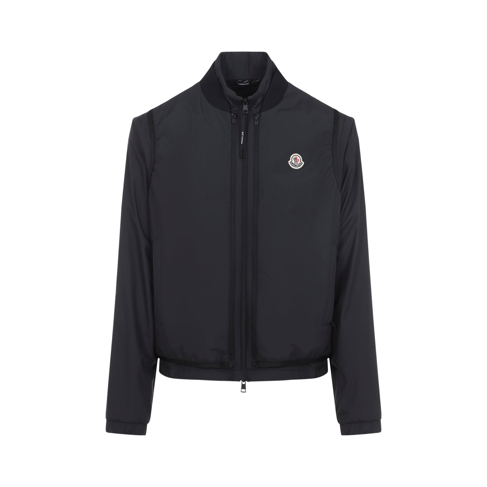 Versatile Black Jacket With Detachable Inner Layer