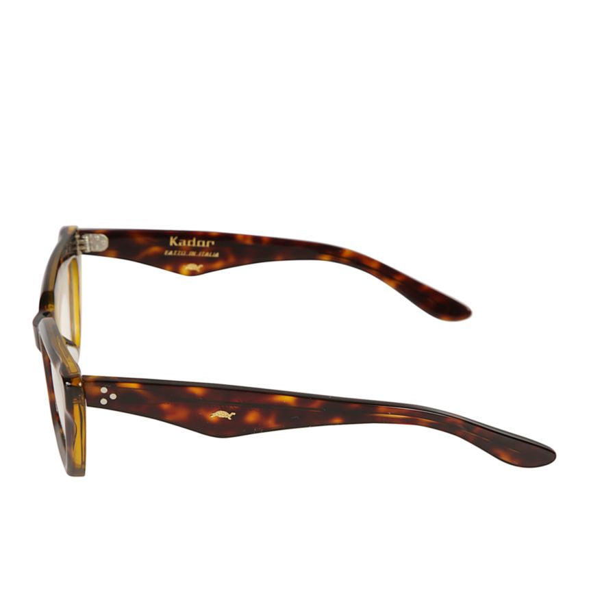 Alexandra Bold Angular Cat-eye Sunglasses with Tortoiseshell Frame