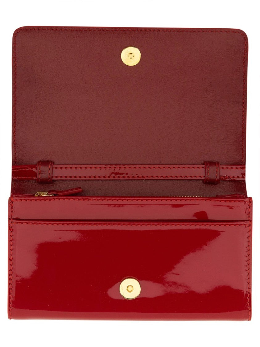 Compact Calfskin Shoulder Bag