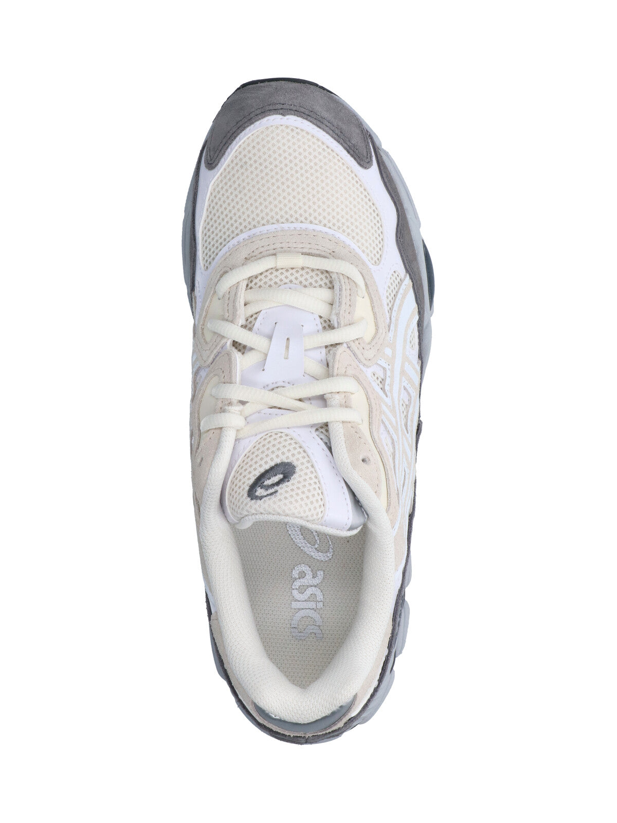 Cream Gel-NYC Suede Accented Leather Sneakers