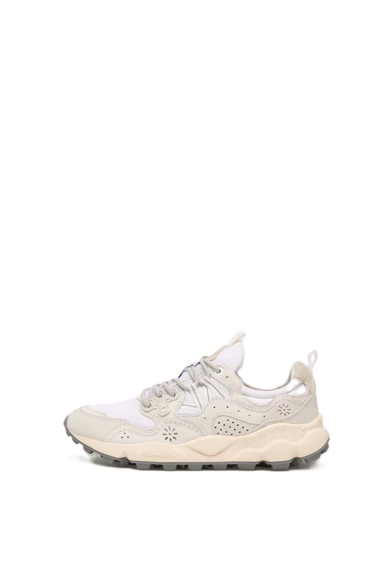 Low-Profile Sneakers with Floral Cutout Details