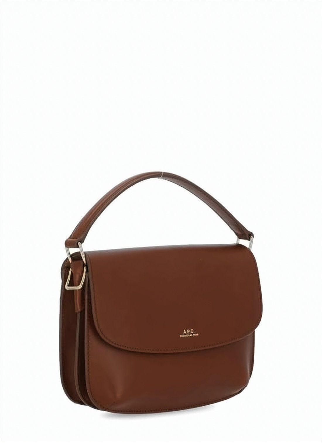 Structured Cowhide Leather Tote Bag