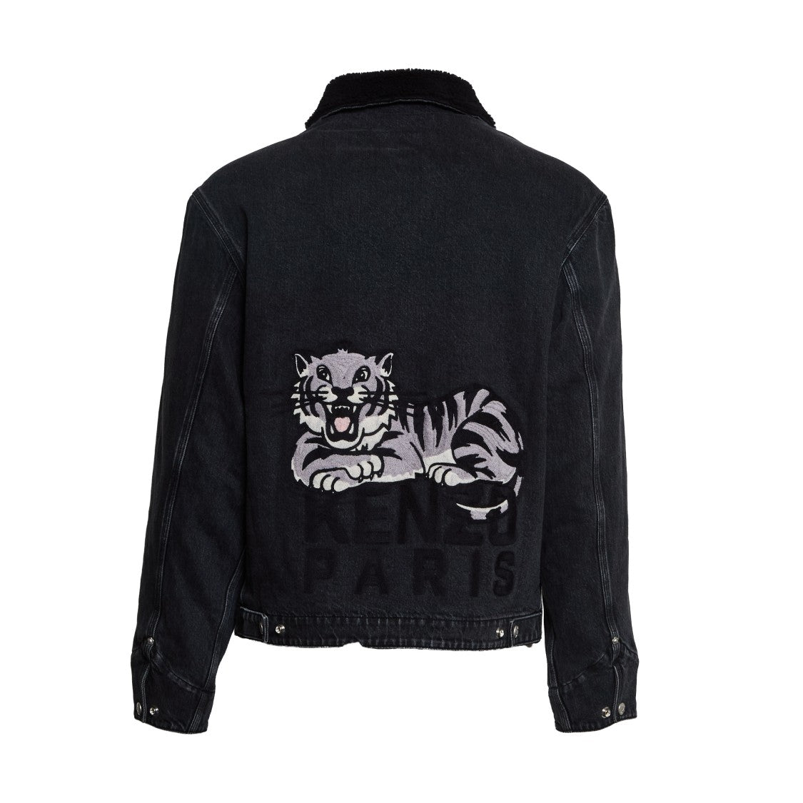 Happy Tiger Utility Fleece Denim Jacket