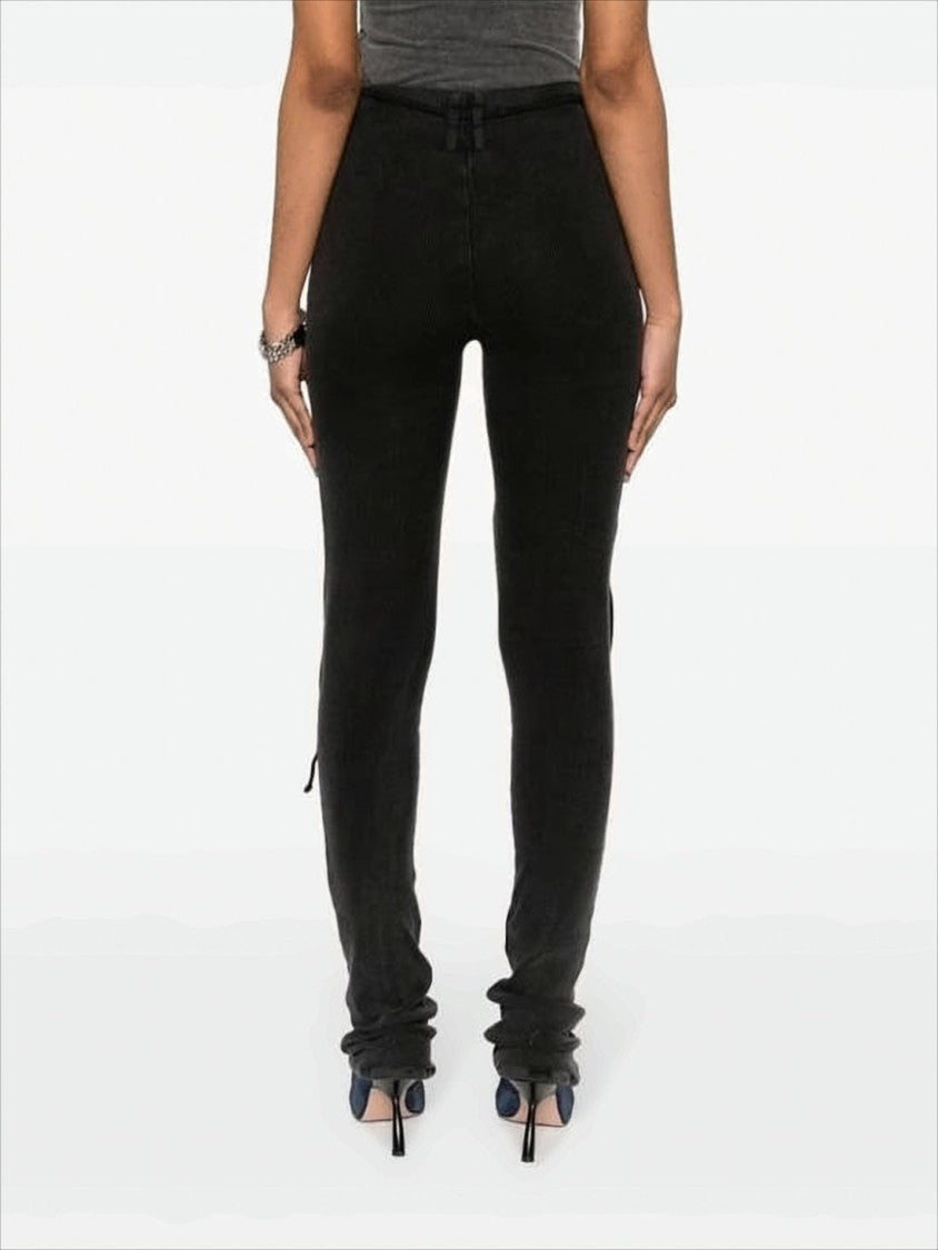 Slim Tapered Jogger Pants with Cut-Out Detail