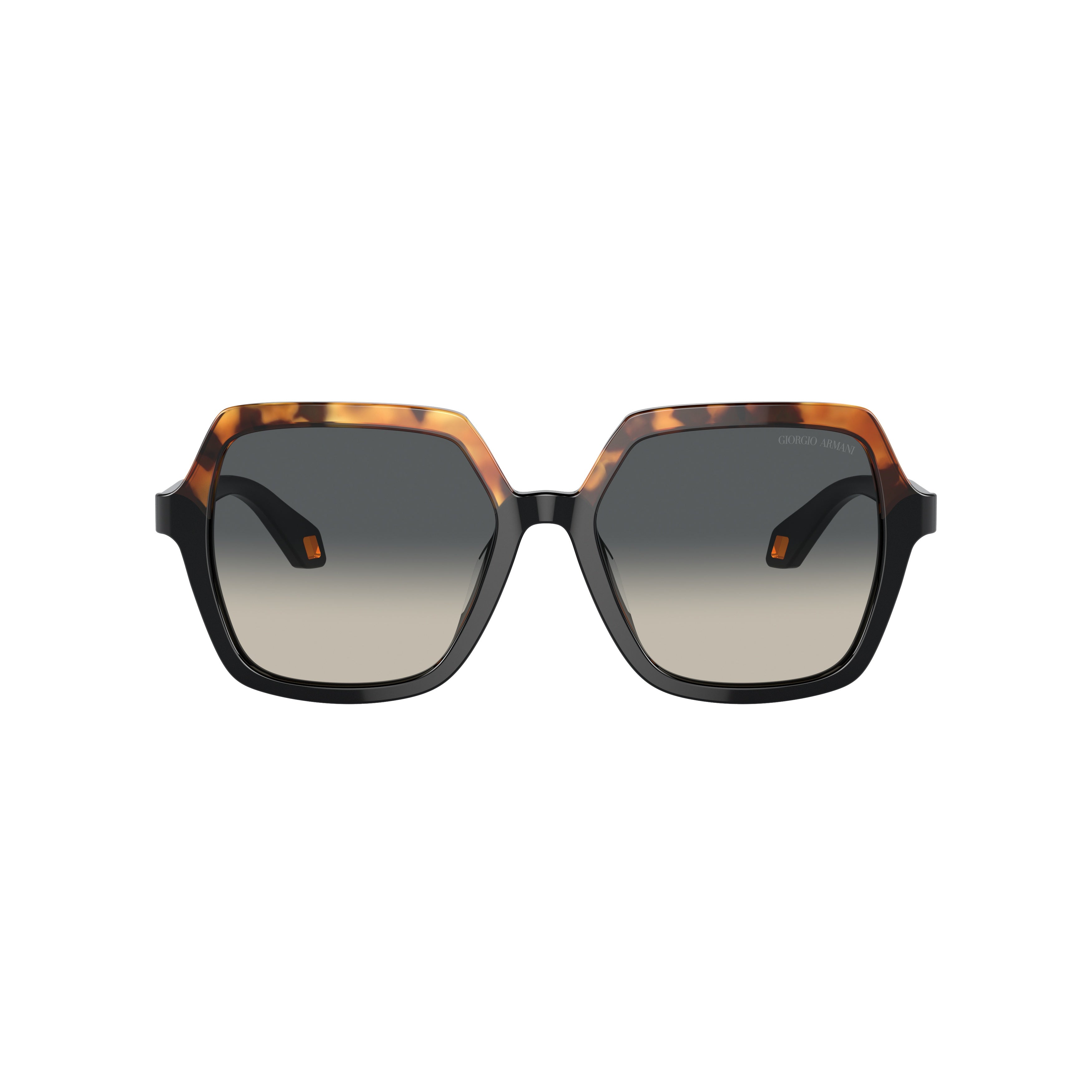 0ar8193u Oversized Square Sunglasses with Tortoiseshell and Gradient Lenses