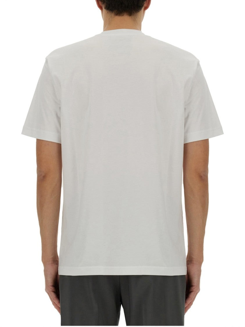 Crew Neck T-Shirt With Playful Logo Print