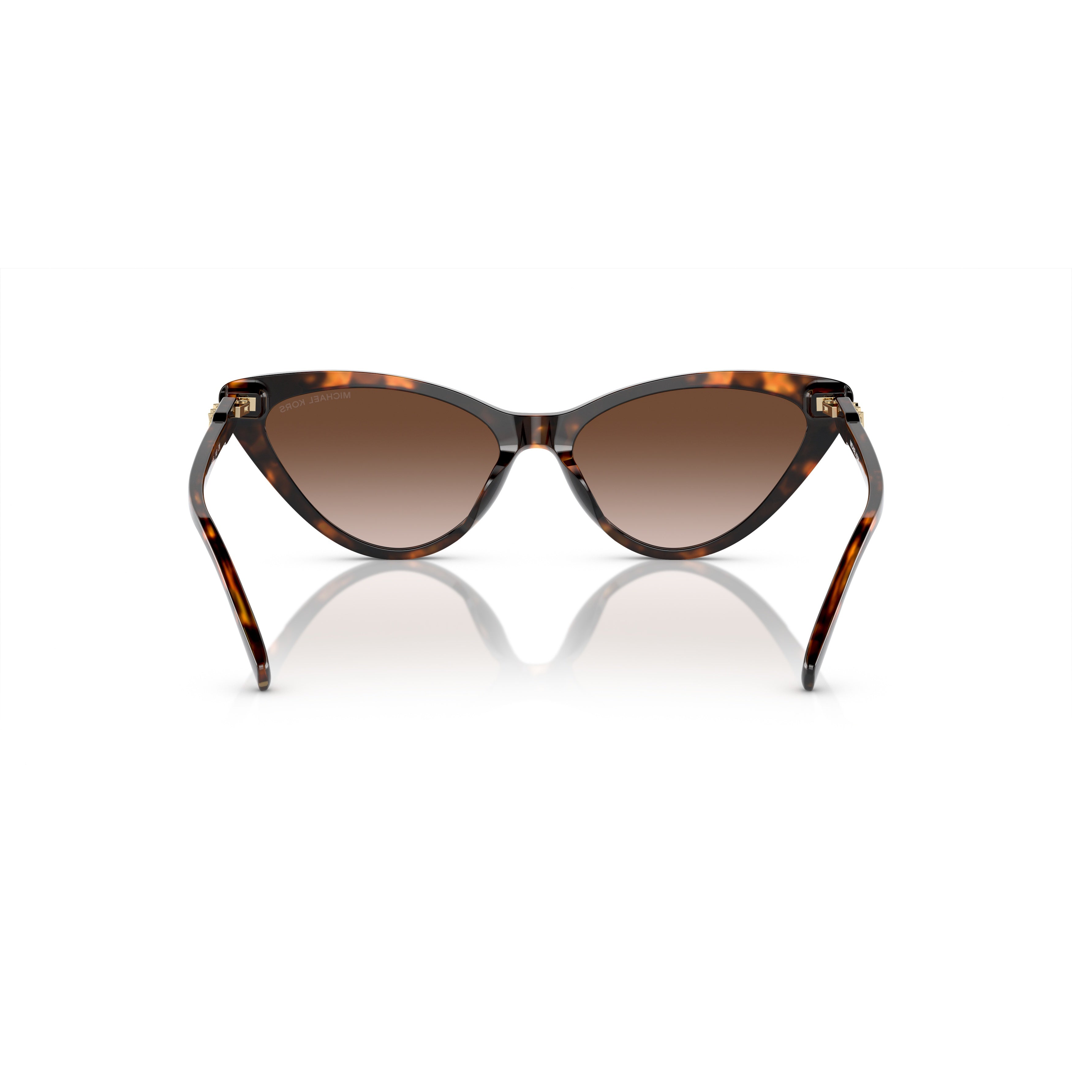 0mk2195u Cat-Eye Sunglasses with Tortoiseshell Frame and Gold Accents