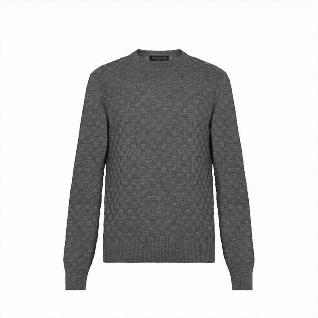 Textured Knit Grey Sweater