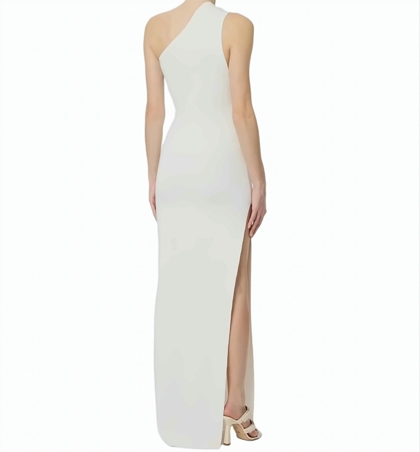 Red Carpet One Shoulder Knit Dress
