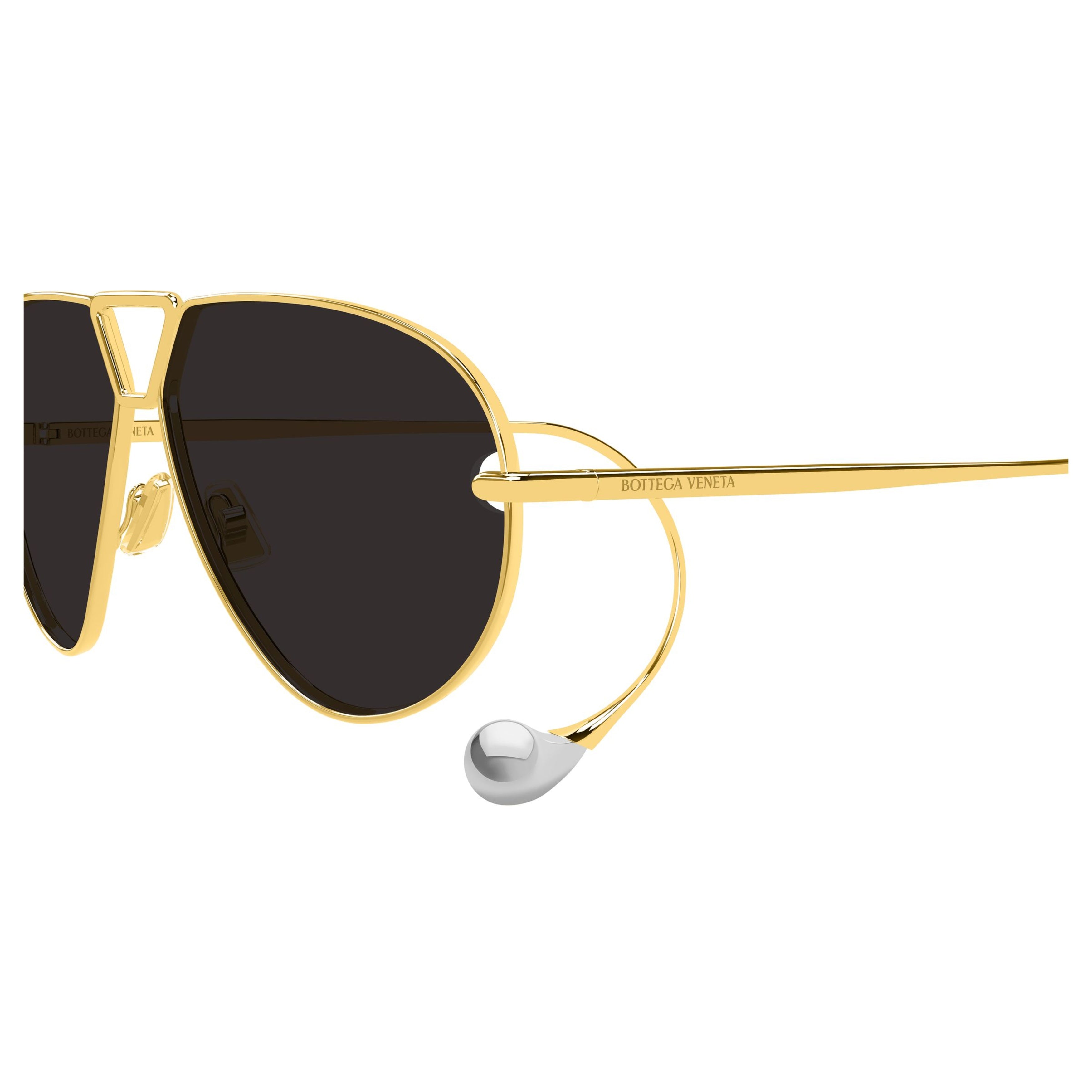 Bv1437S Aviator Sunglasses with Gold Metal Frame