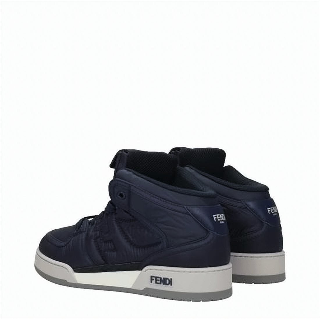 Mid-Top Sneakers with Metallic Buckle Accents