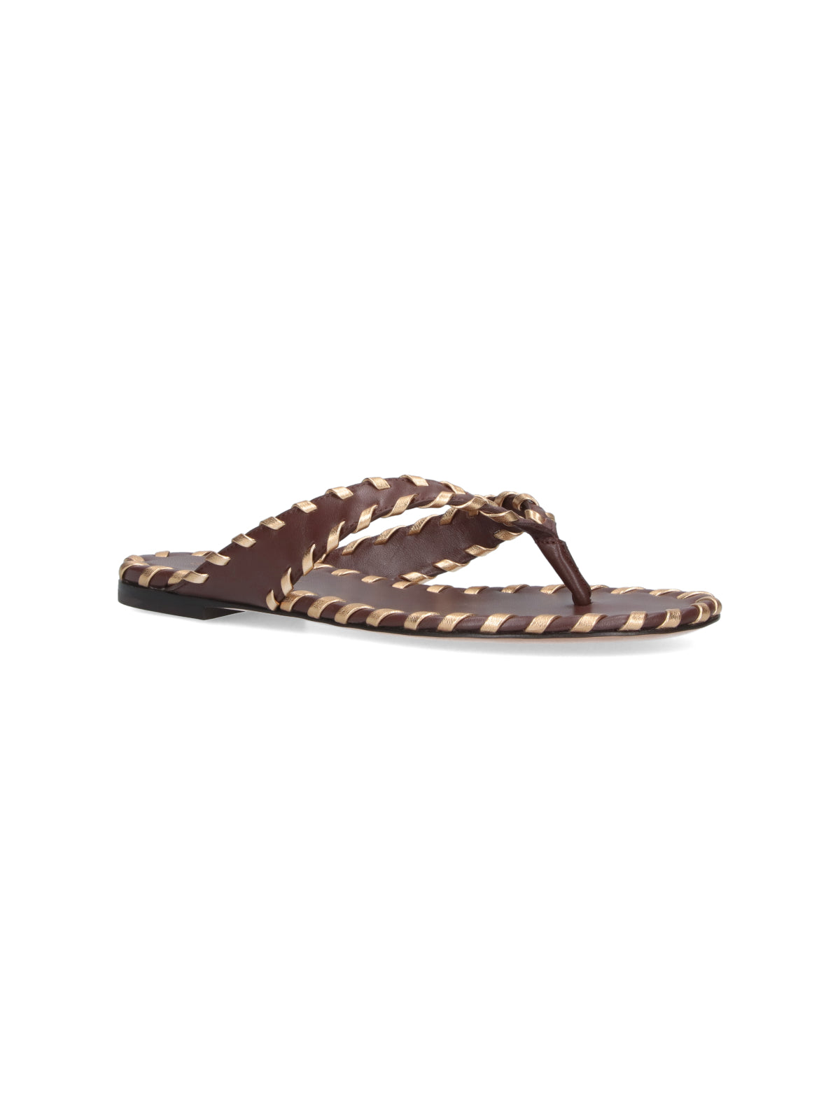 "Shanti" Flip-Flop Sandals – Brown