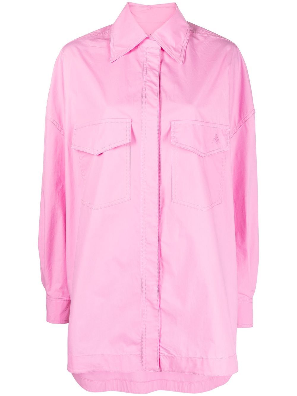 Bubblegum Pink Cotton Overshirt