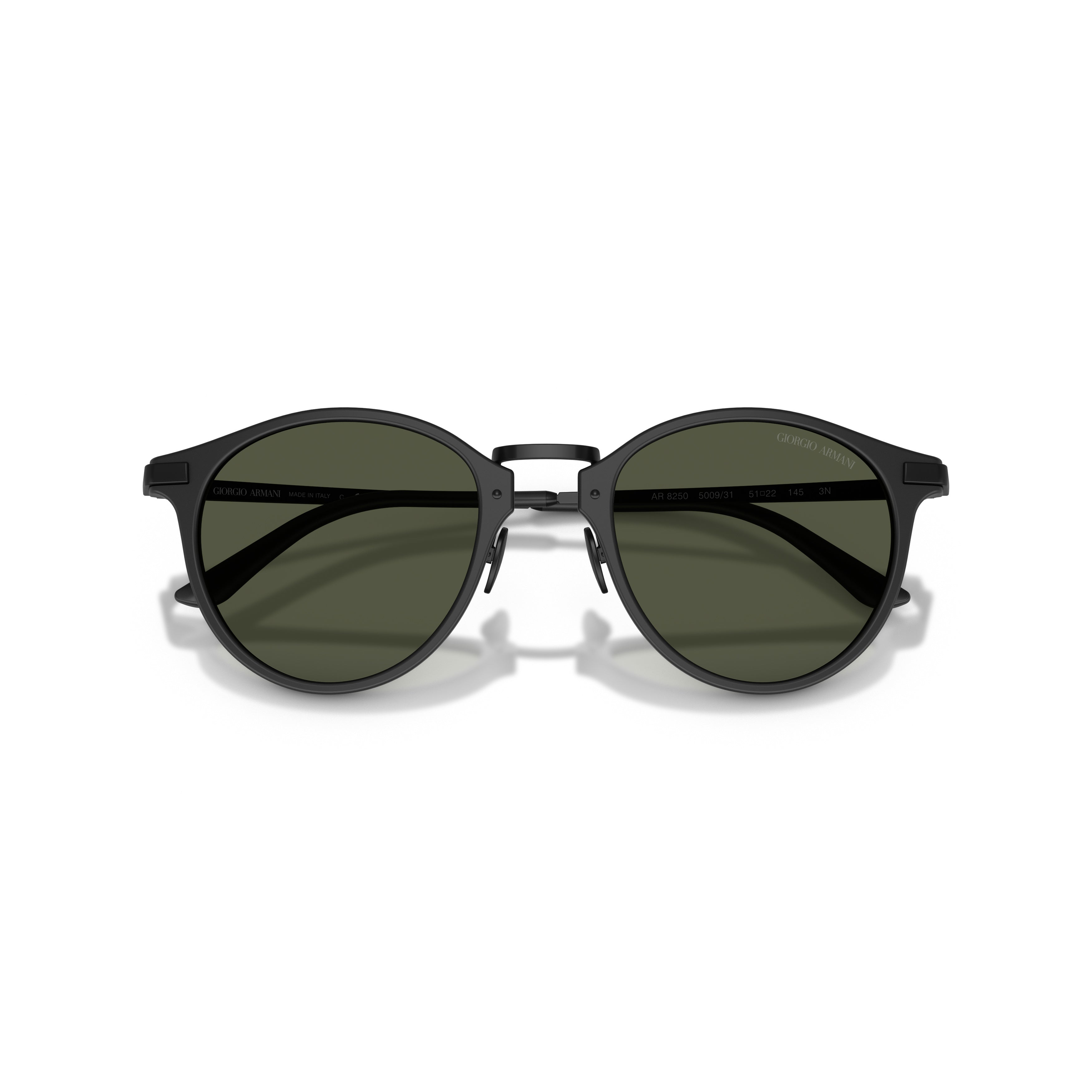 0ar8250 Round Frame Acetate Sunglasses with Thin Bridge