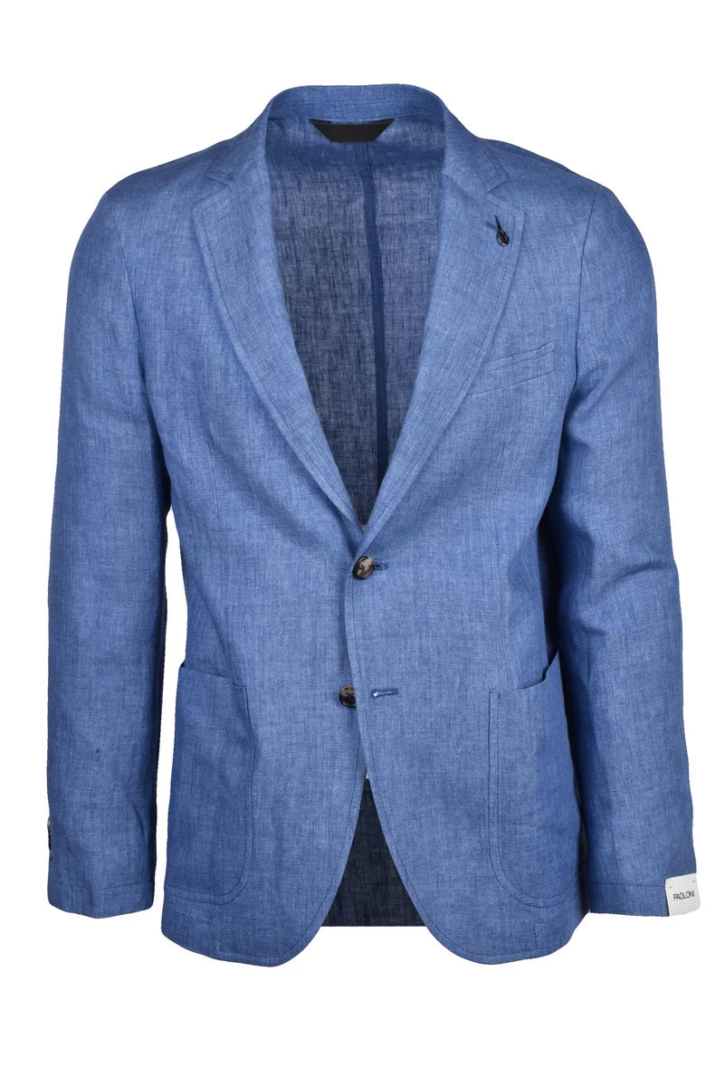 Rounded Jacket - Blue