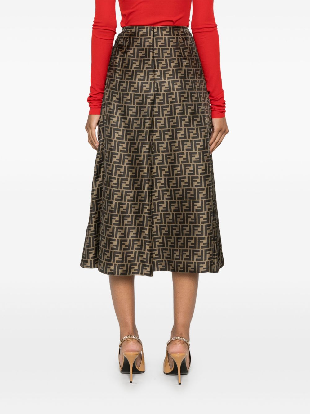 A-Line Midi Skirt