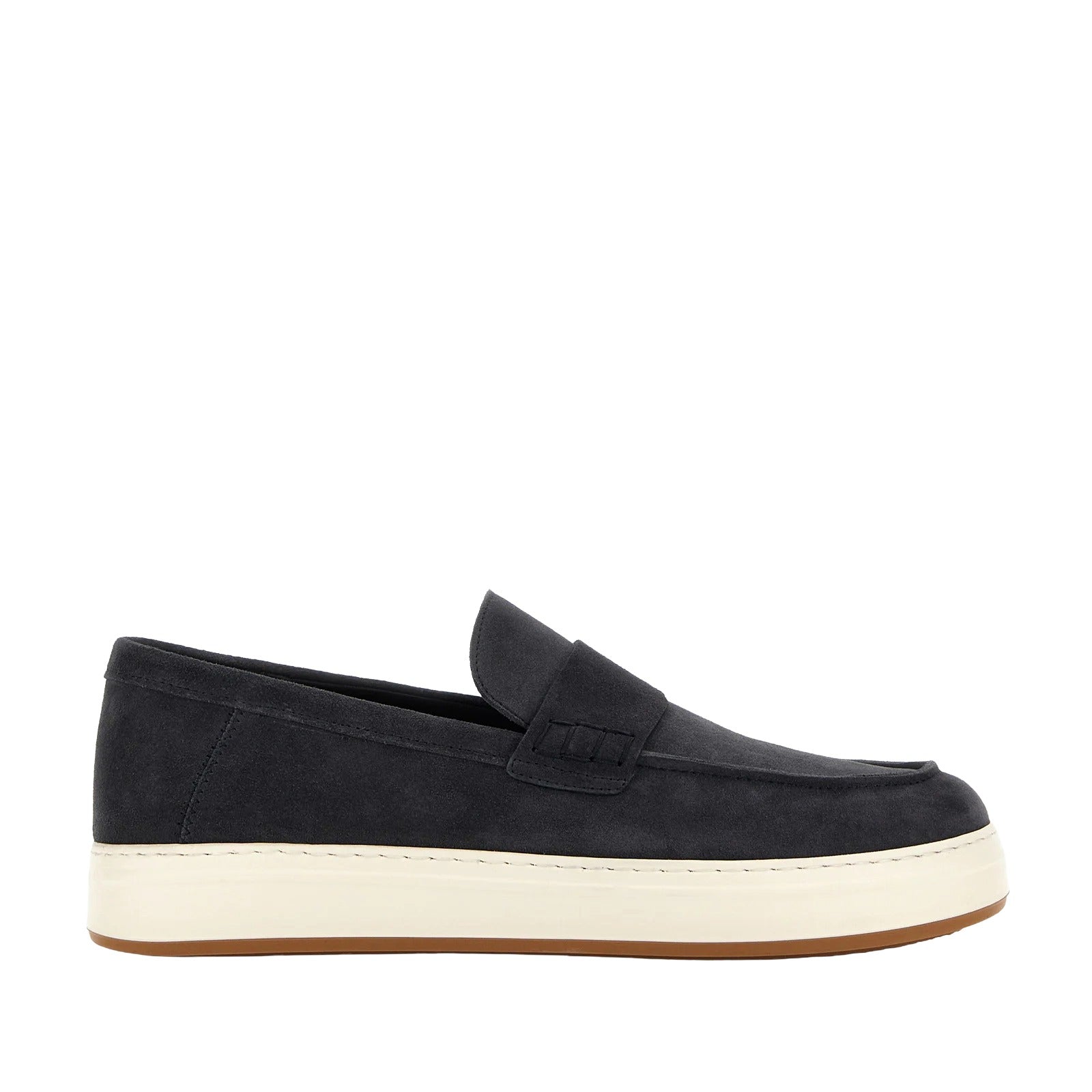 H668 Loafers in Blue Calfskin
