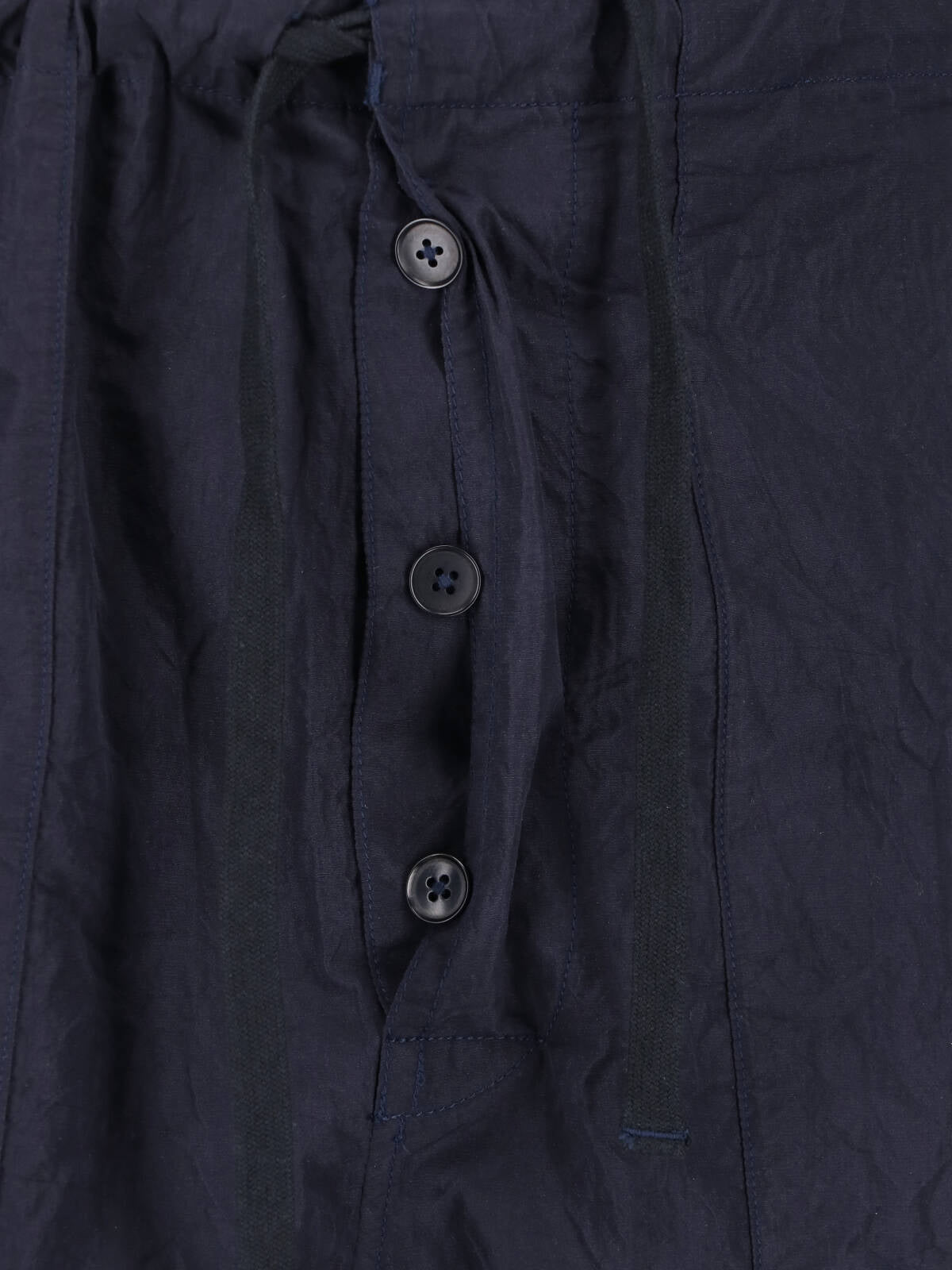 Deep Navy Walk Easy Wide-Leg Trousers