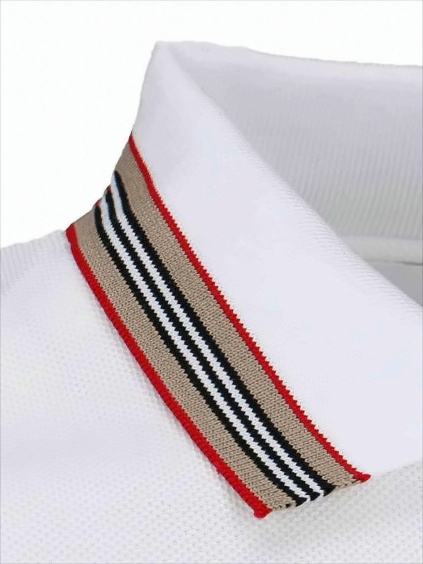 Textured Cotton Polo Shirt