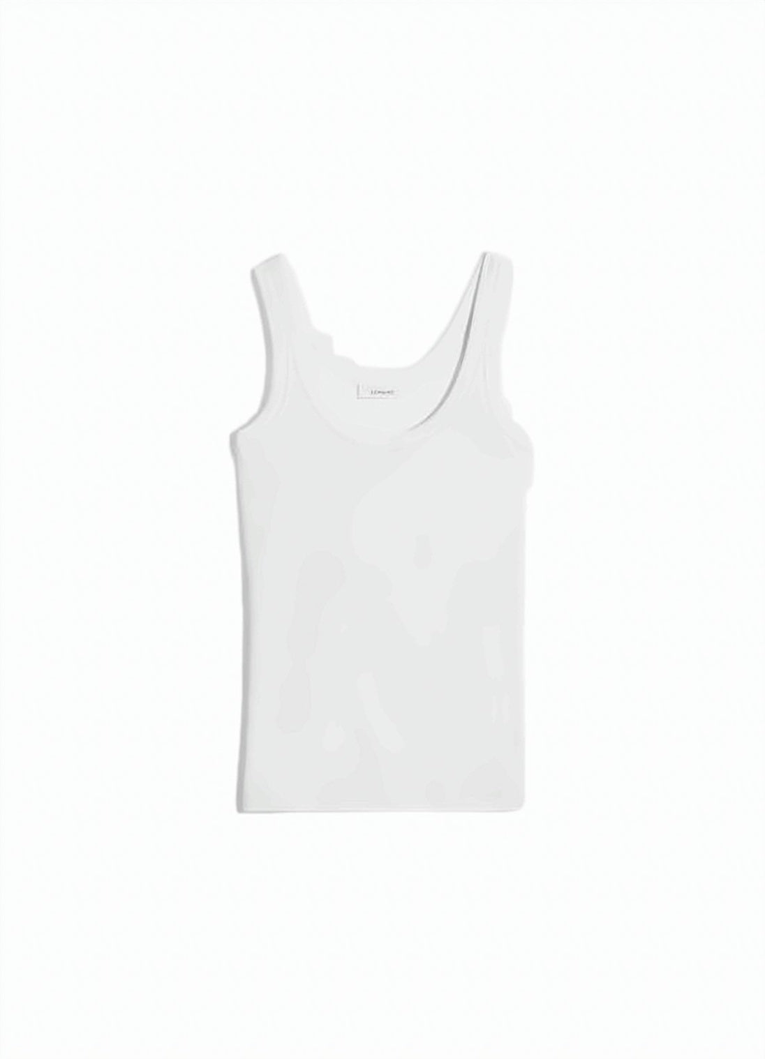 Scoop Neck Fitted Sleeveless Top