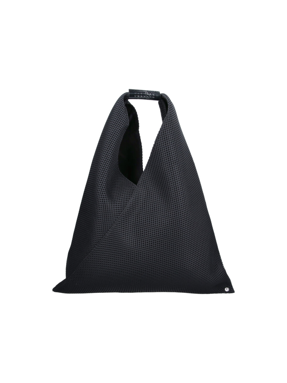 Black Japanese Grid Pattern Shoulder Bag