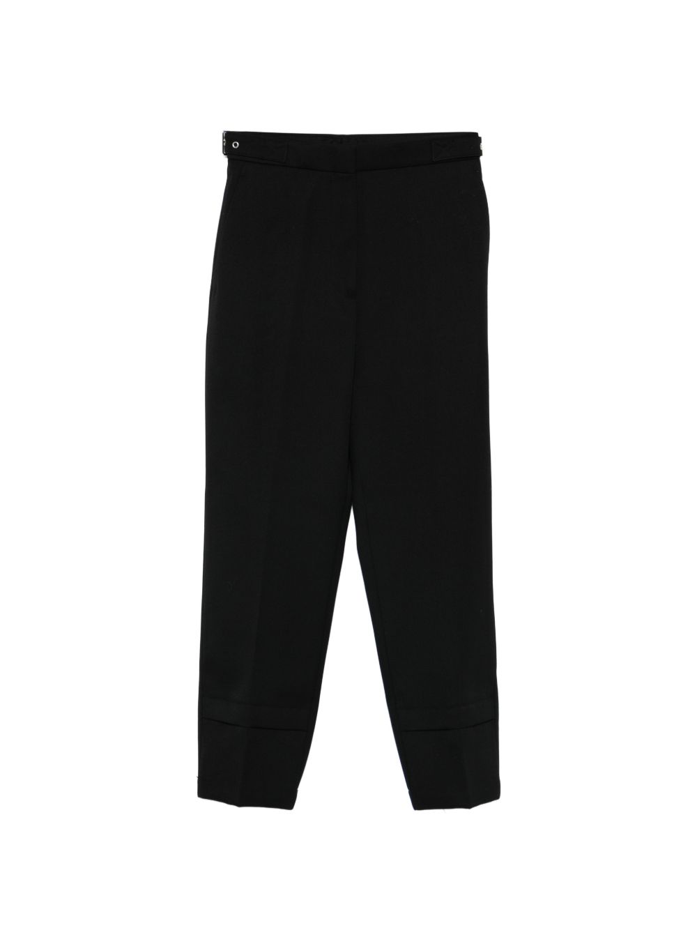 Straight Leg Trousers With Concealed Fly