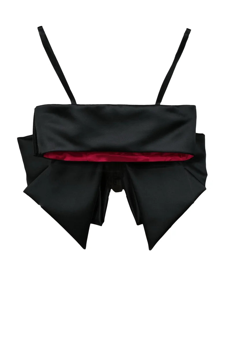 Fluid Polyester Top - Black