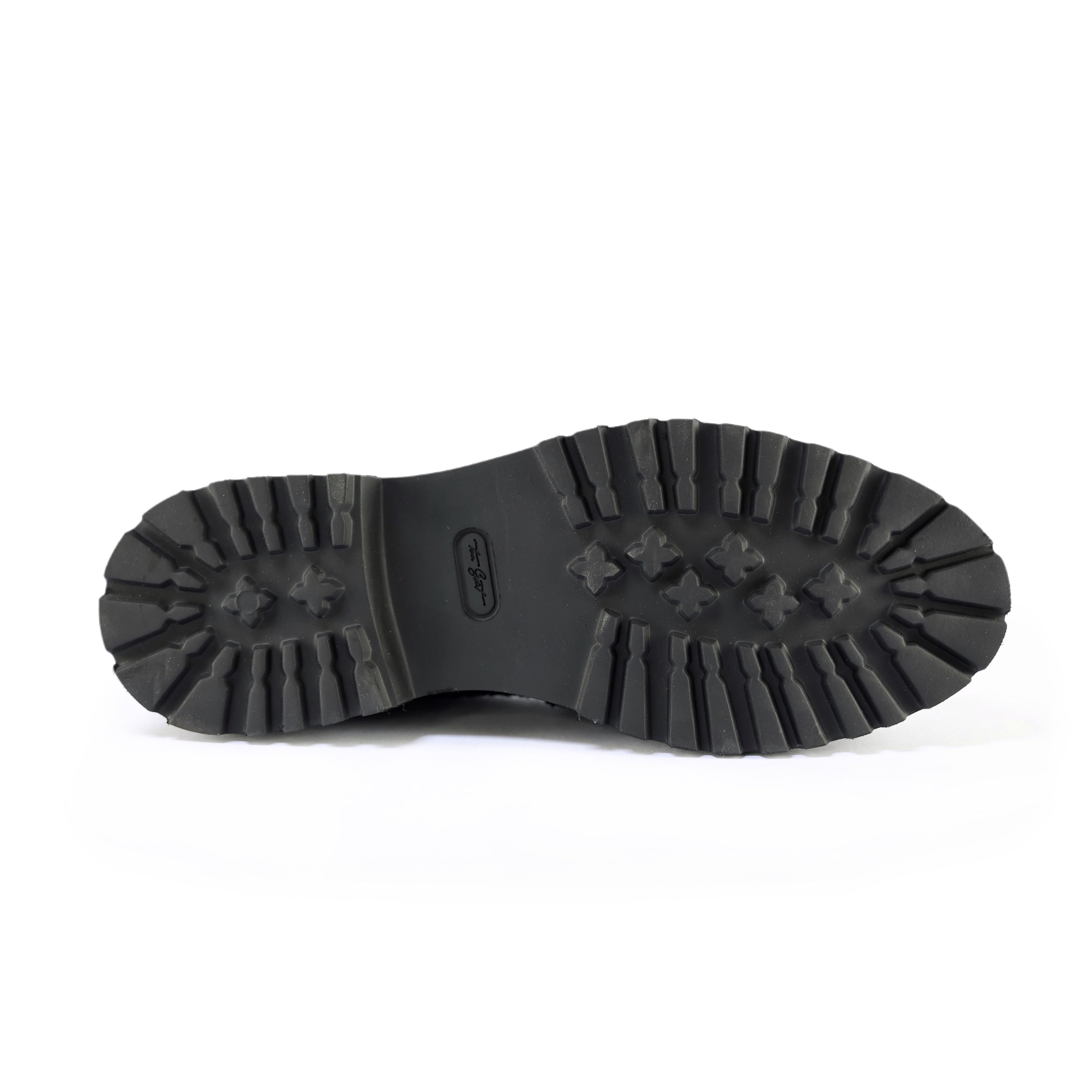 Classic Navy Suede Moccasin with Straps
