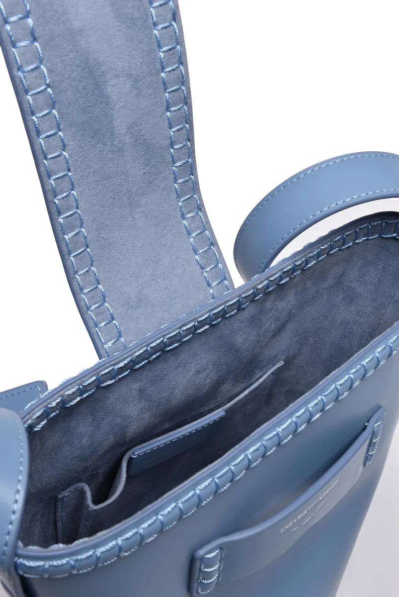 Bucket Crossbody Bag - Light Blue