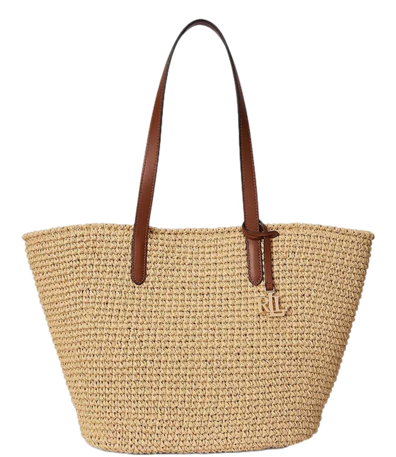 Crochet Textured Paper Straw Tote
