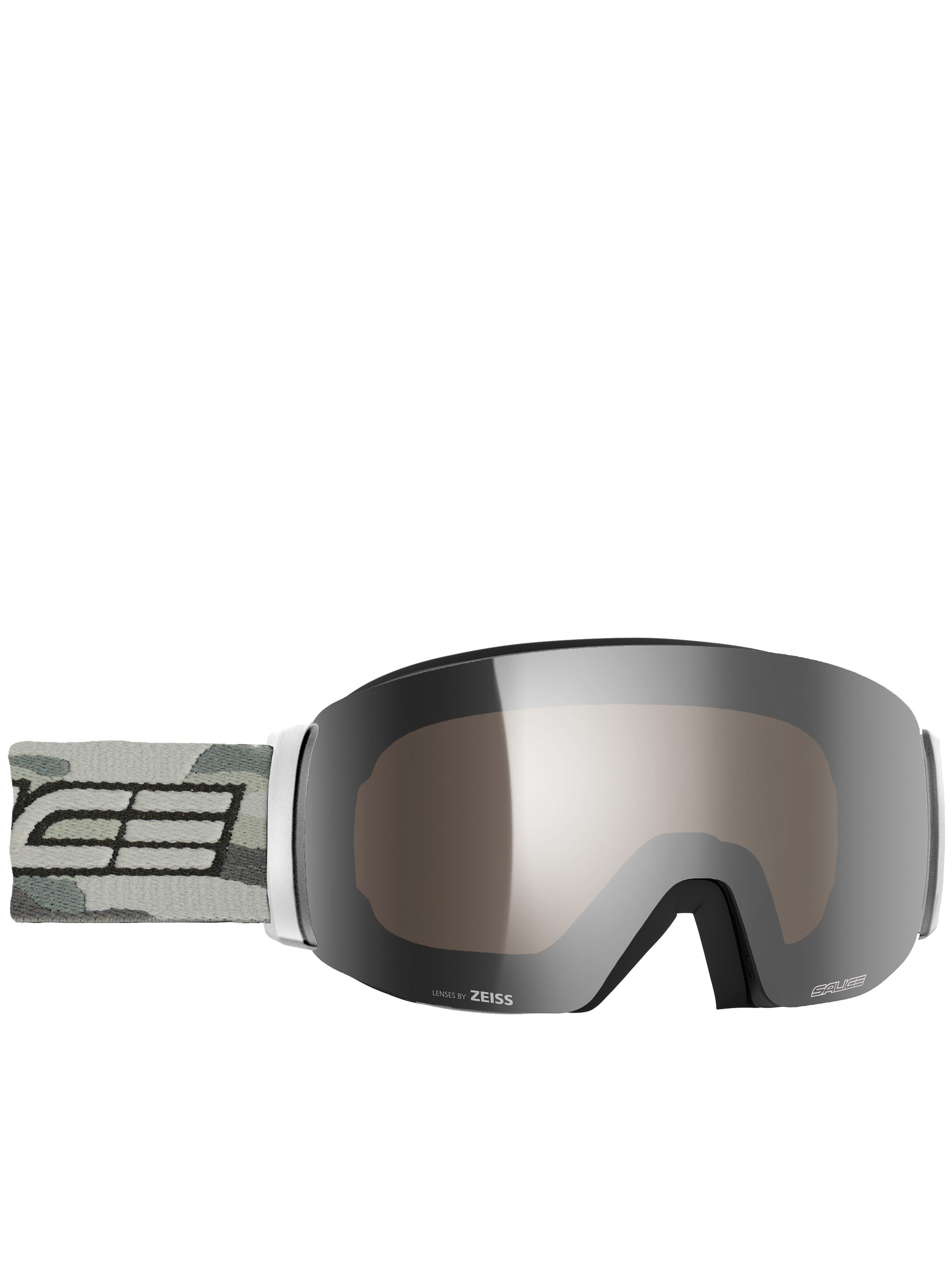 Black Wide Lens Reflective Ski Goggles