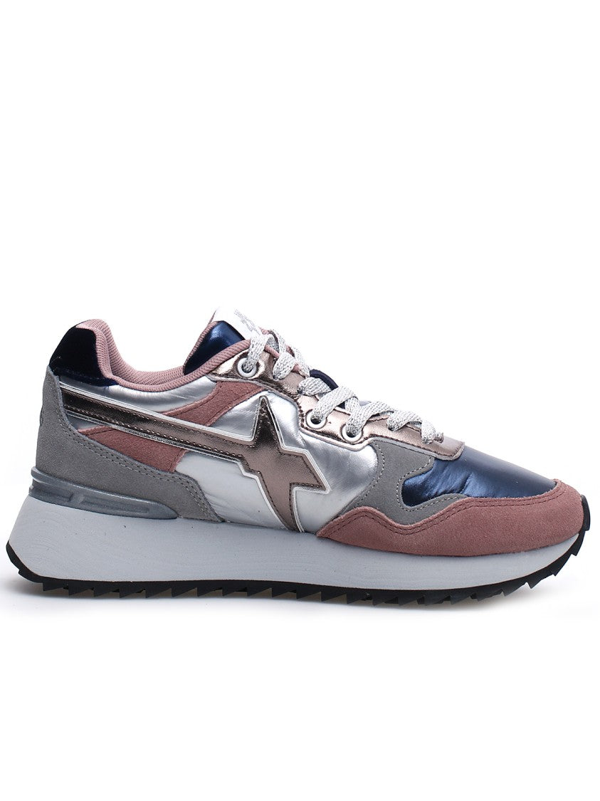 Technical Fabric And Eco Leather Sneaker