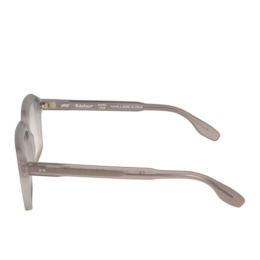 Big 4 Translucent Matte Grey Eyeglasses with Minimalist Design