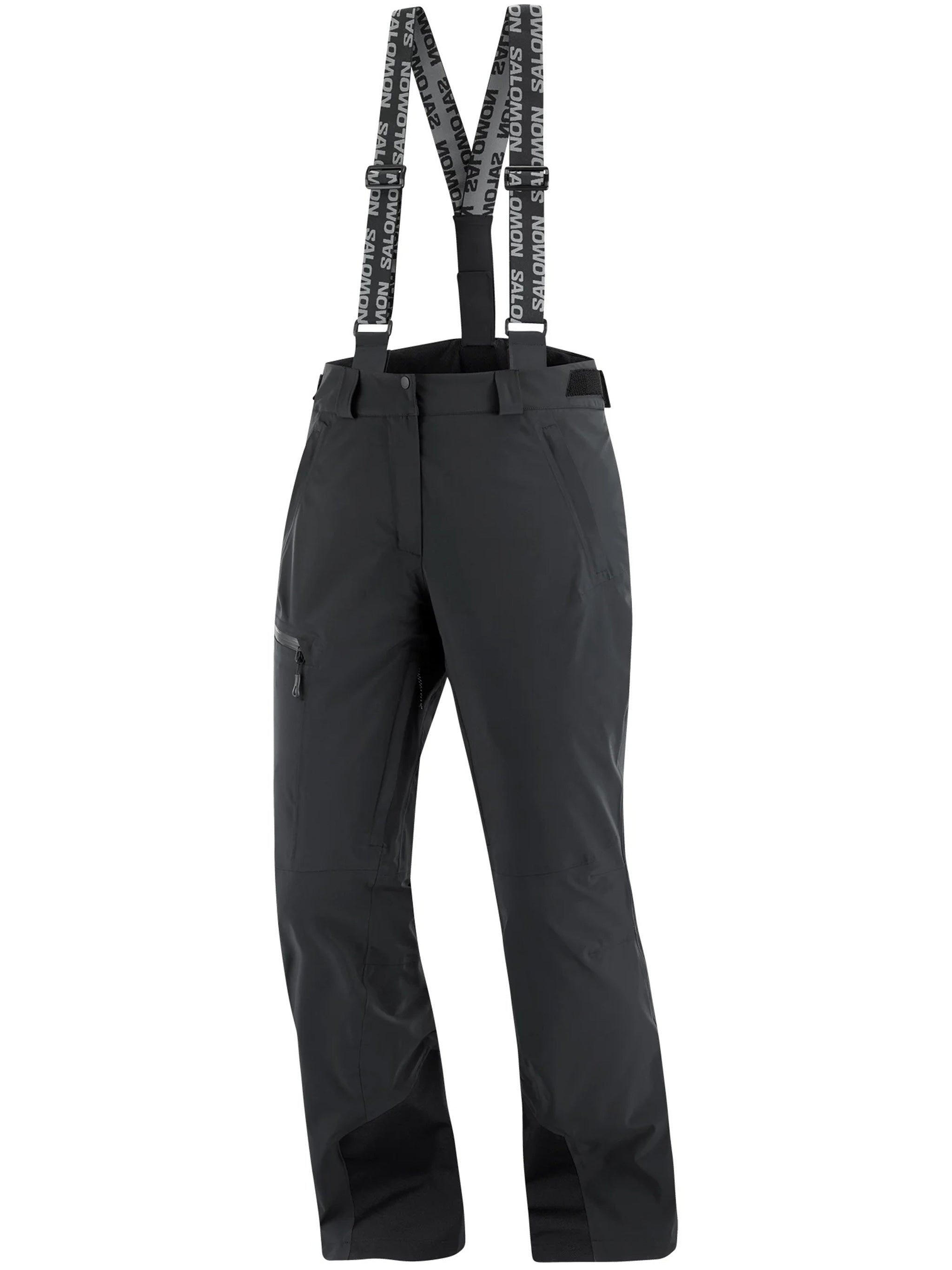 Black Brilliant Pant Straight-Leg Ski Pants