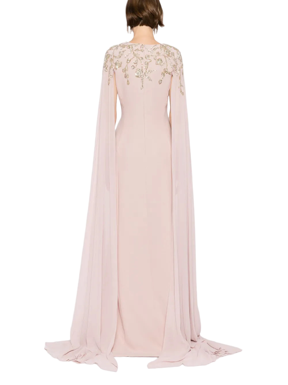 Zdobiony krepowy kaftan