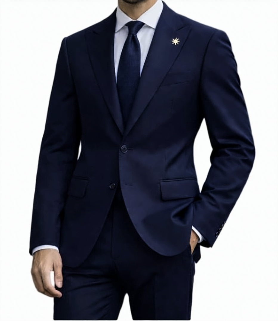 Single Breasted Two Piece Suit