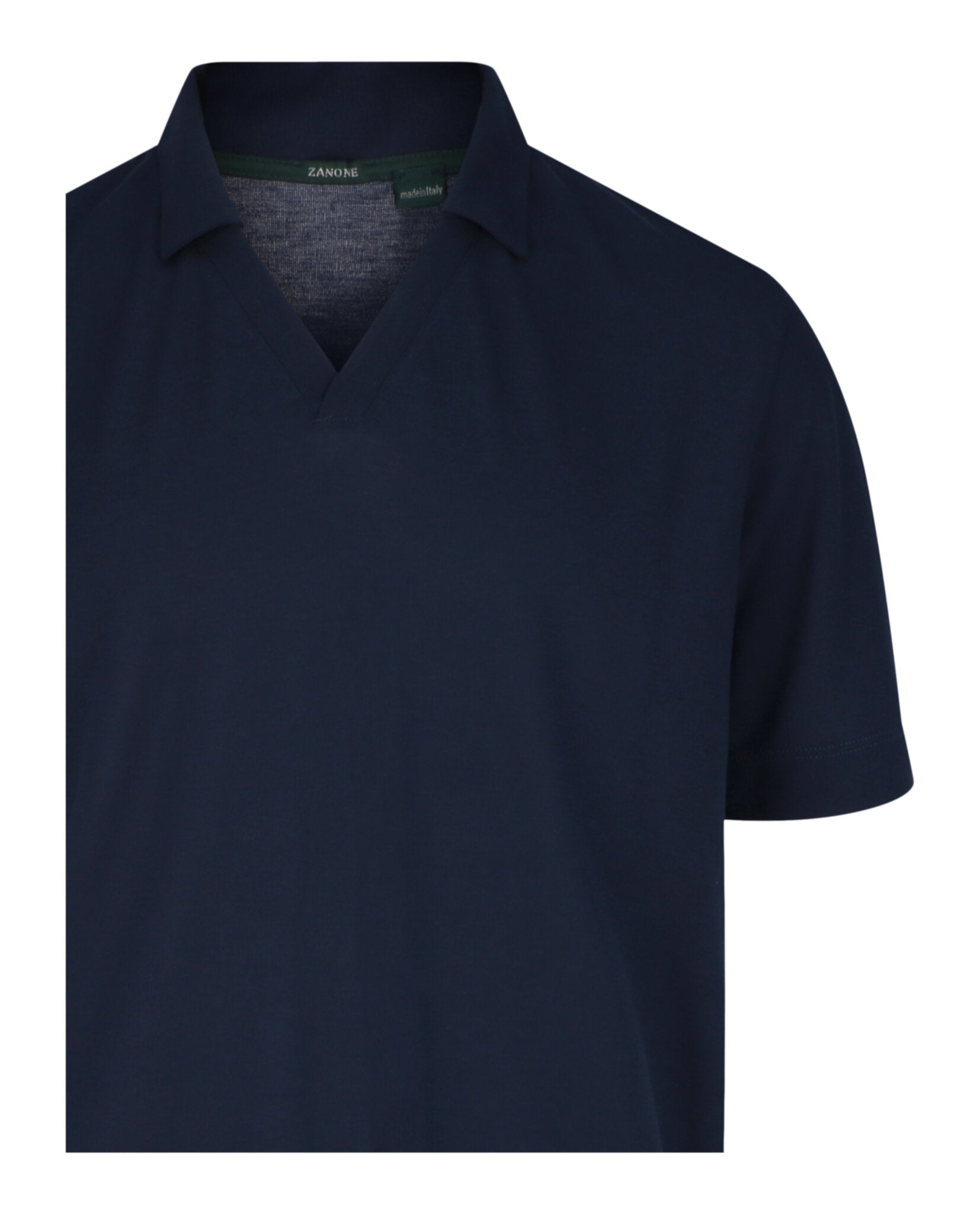 Zanone Open Collar Polo Shirt
