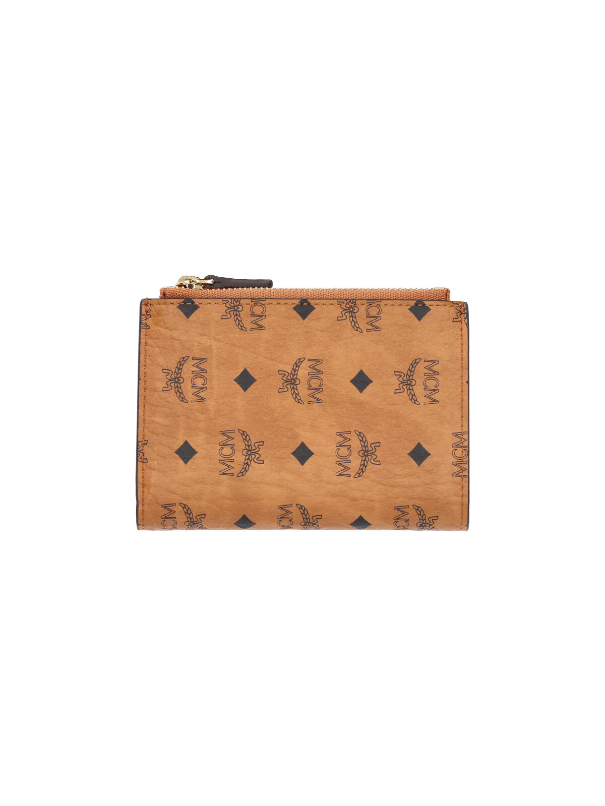 Brown Visetos Eco-Leather Zip Wallet