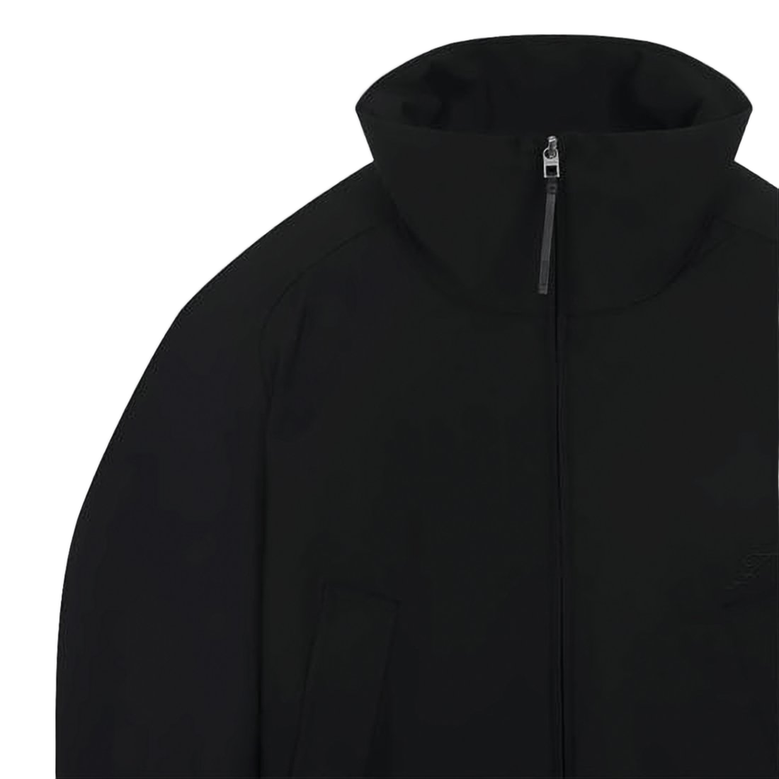Zip-Up Knit with High Collar