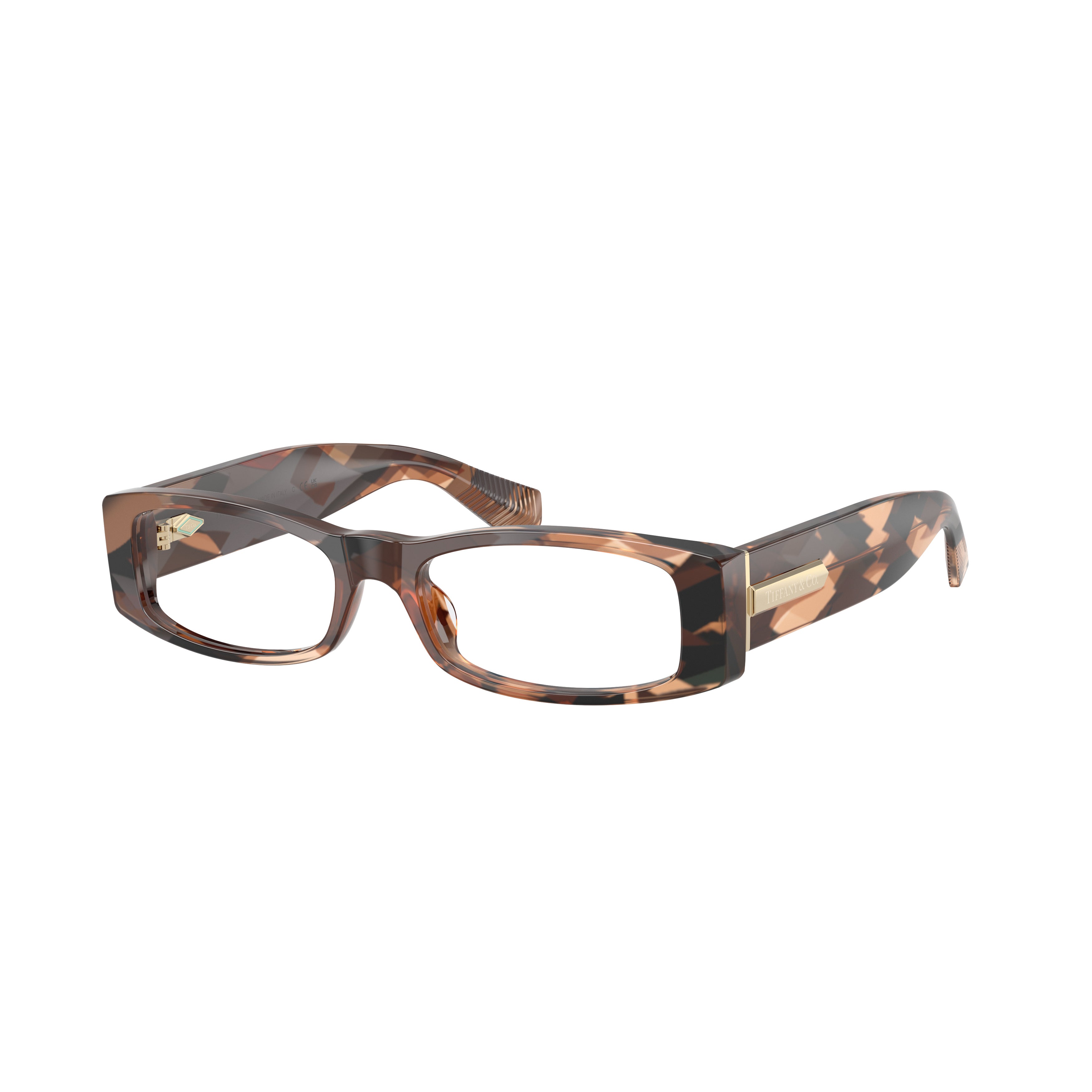 0tf2294u Tortoiseshell Rectangular Eyeglasses