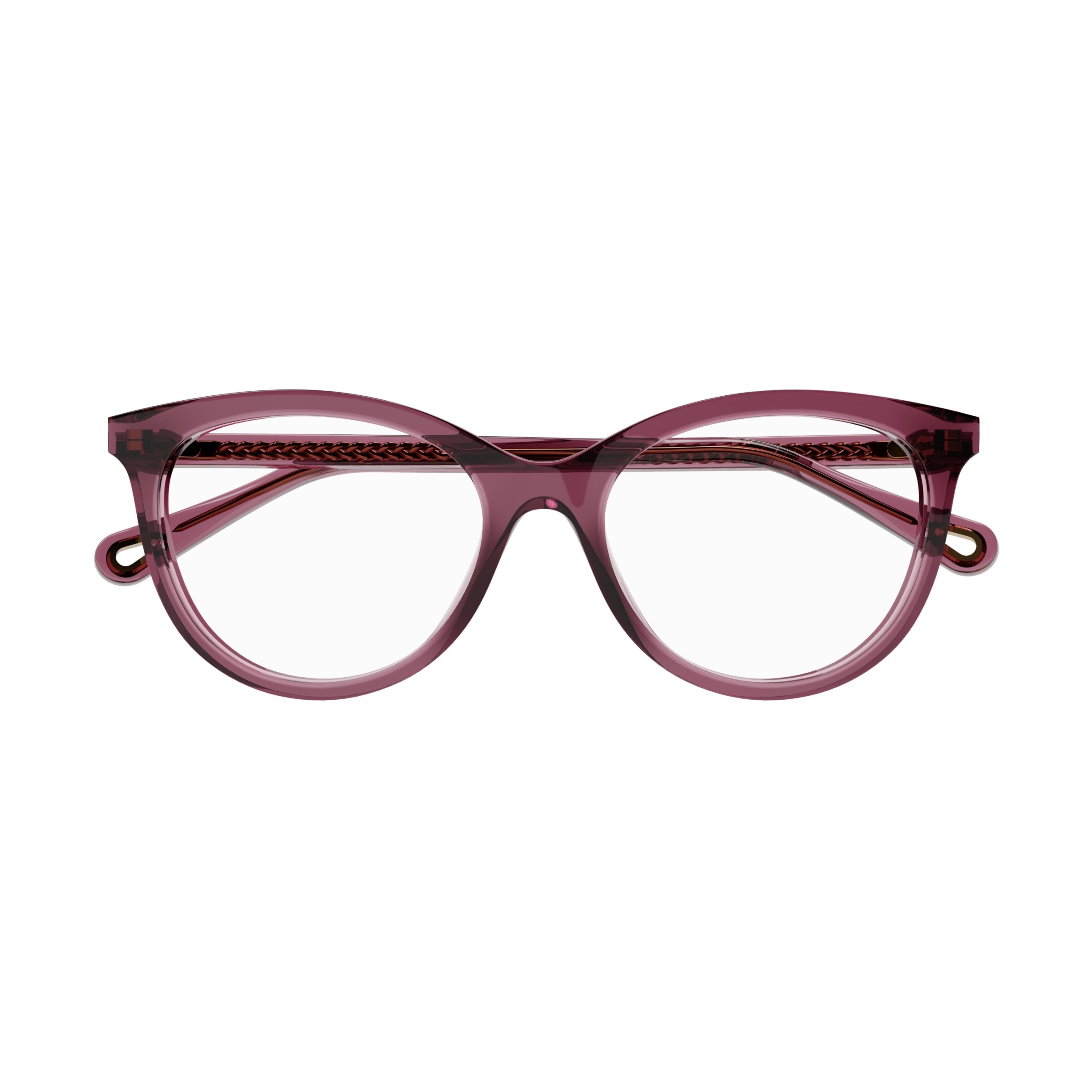 Ch0117o Rounded Cat-Eye Eyeglasses