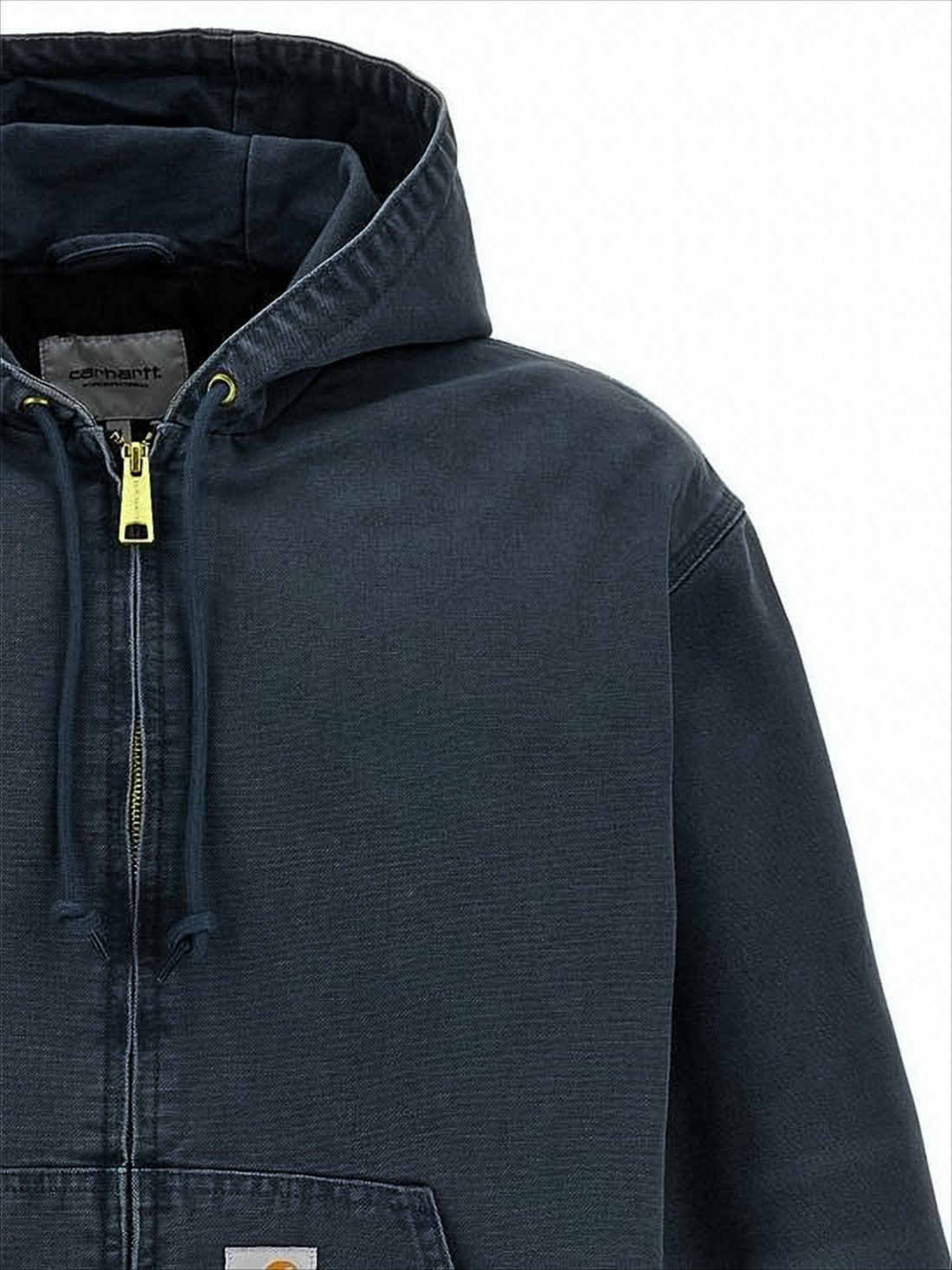 Niebieska kurtka Carhartt Wip Active z mieszanki bawełny o pudełkowym kroju