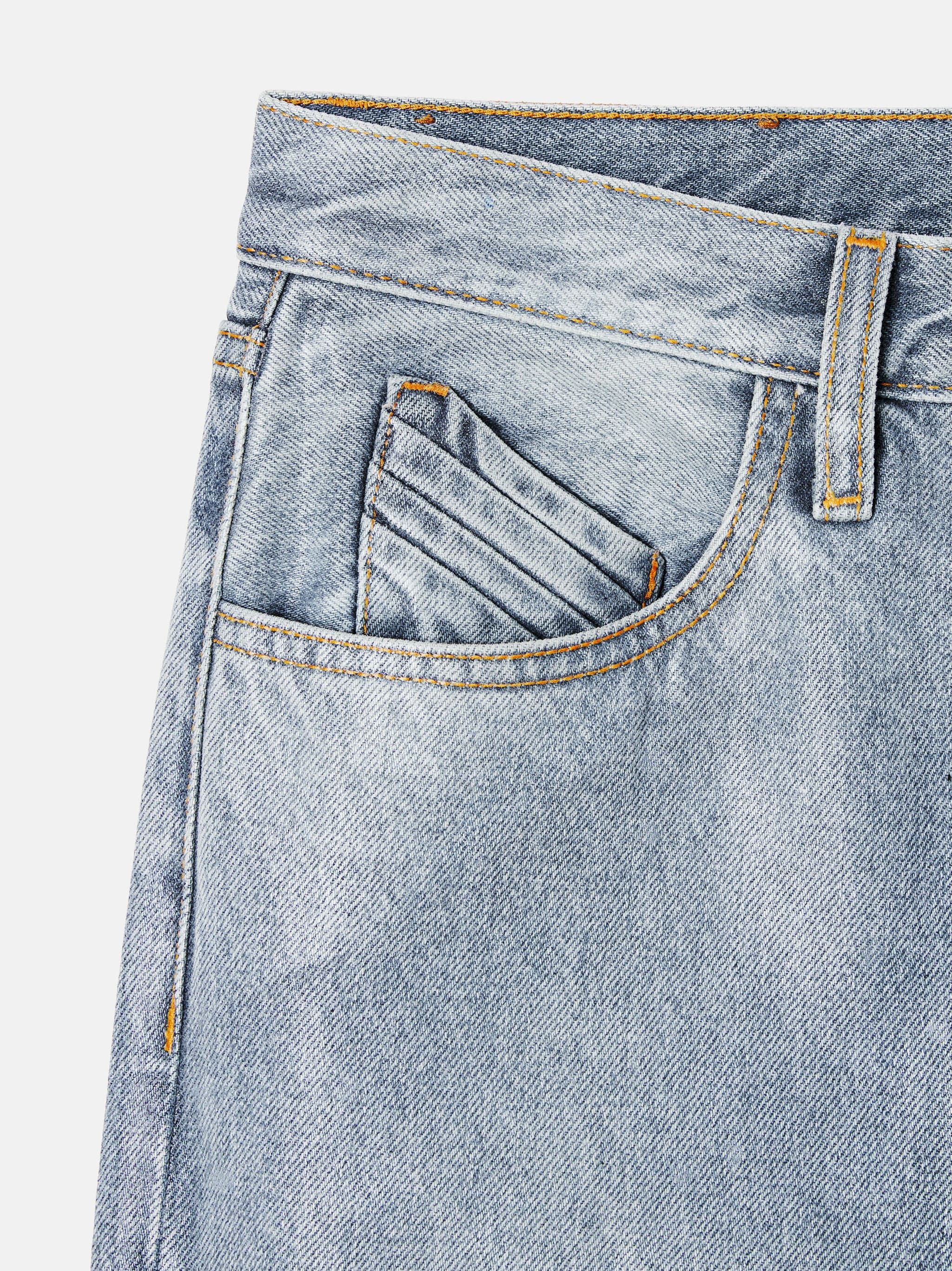 Sky Blue Long Pant Cotton Jeans